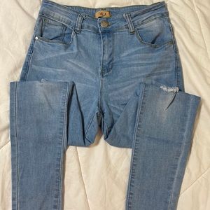 Tala distressed skinny jeans